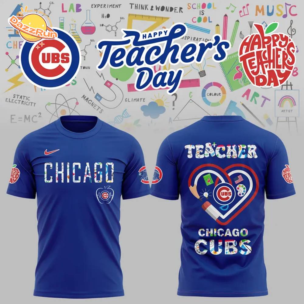 Chicago Cubs - Teacher Appreciation Night New Tshirt 2025 Chicago Cubs - Teacher Appreciation Night New Tshirt 2025