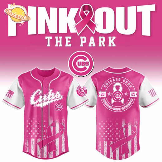 Chicago Cubs X Pink Out The Park-3D Baseball Jersey