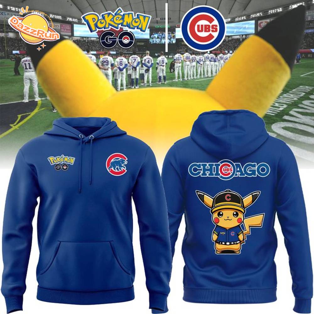 Chicago Cubs x Pokémon Hoodie - Limited Edition Chicago Cubs x Pokémon Hoodie - Limited Edition