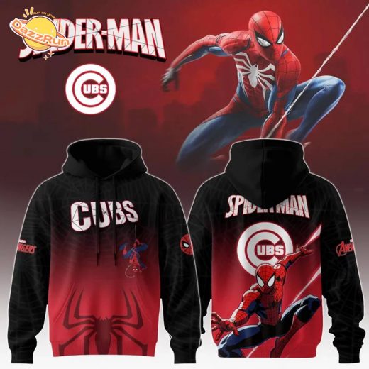 Chicago Cubs x Spider Man Game Night Special Edition hoodie 2025