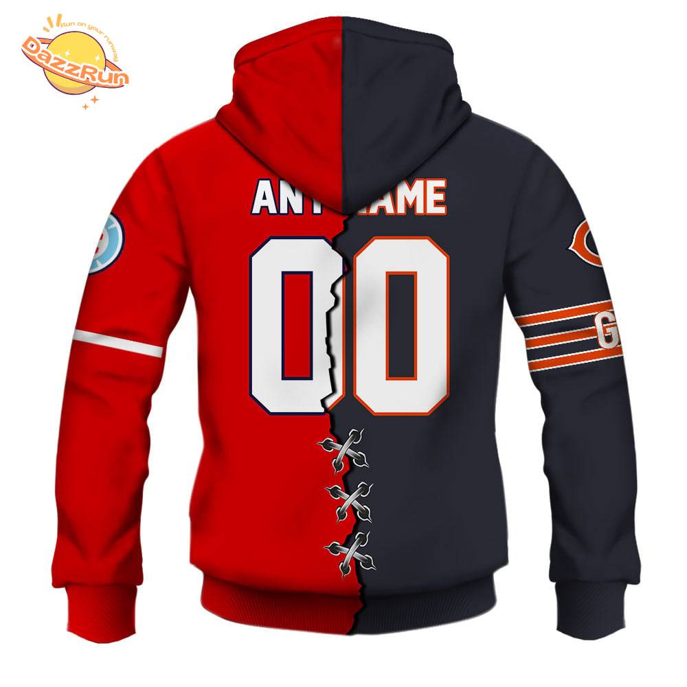 Chicago Fire FC X Chicago Bears (MLS x NFL) Special Hoodie Chicago Fire FC X Chicago Bears (MLS x NFL) Special Hoodie