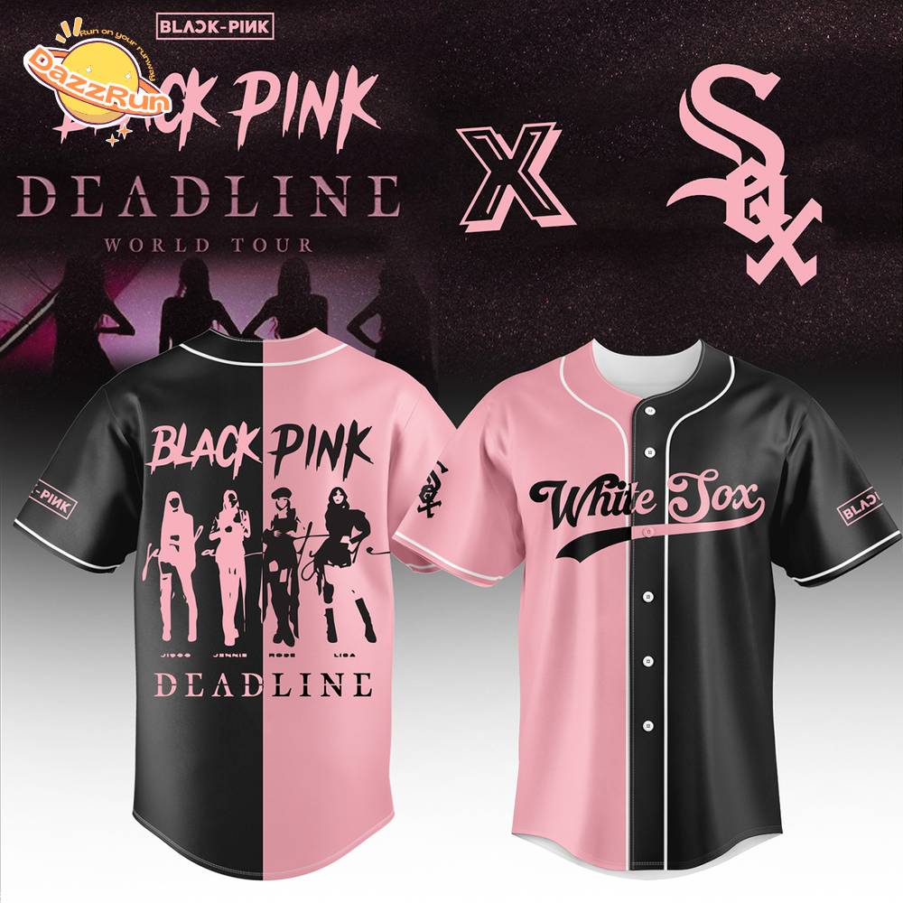 Chicago White Sox x Blackpink Baseball Jersey Chicago White Sox x Blackpink Baseball Jersey