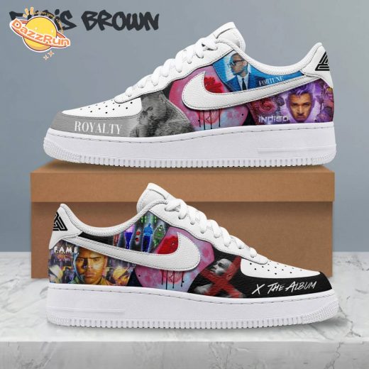Chris Brown AF1 Sneakers Shoes For Men And Women