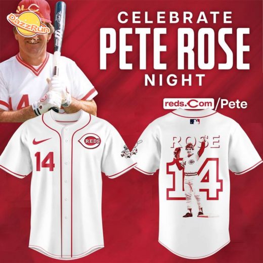 Cincinnati Reds x Pete Rose Celebrate Night Baseball Jersey 2025