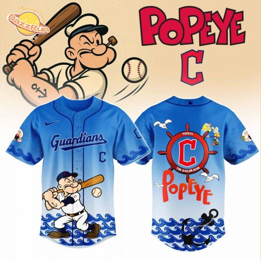 Cleveland Guardians MLB x Popeye Jersey Editions Limited 2025