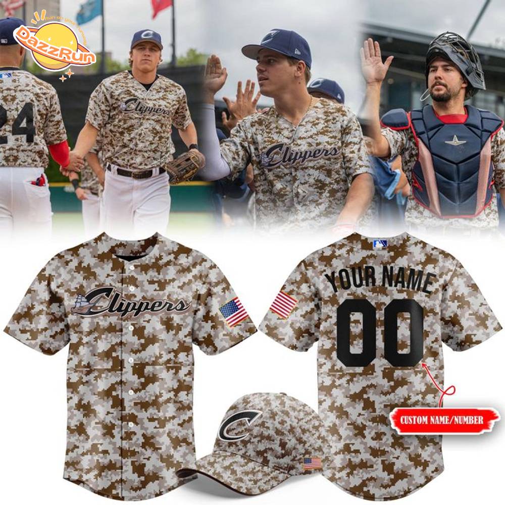 Columbus Clippers OT Sports Camo Jersey Columbus Clippers OT Sports Camo Jersey