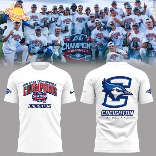 Creighton Baseball x 2025 BIG EAST BASEBALL TOURNAMENT CHAMPIONS TShirt