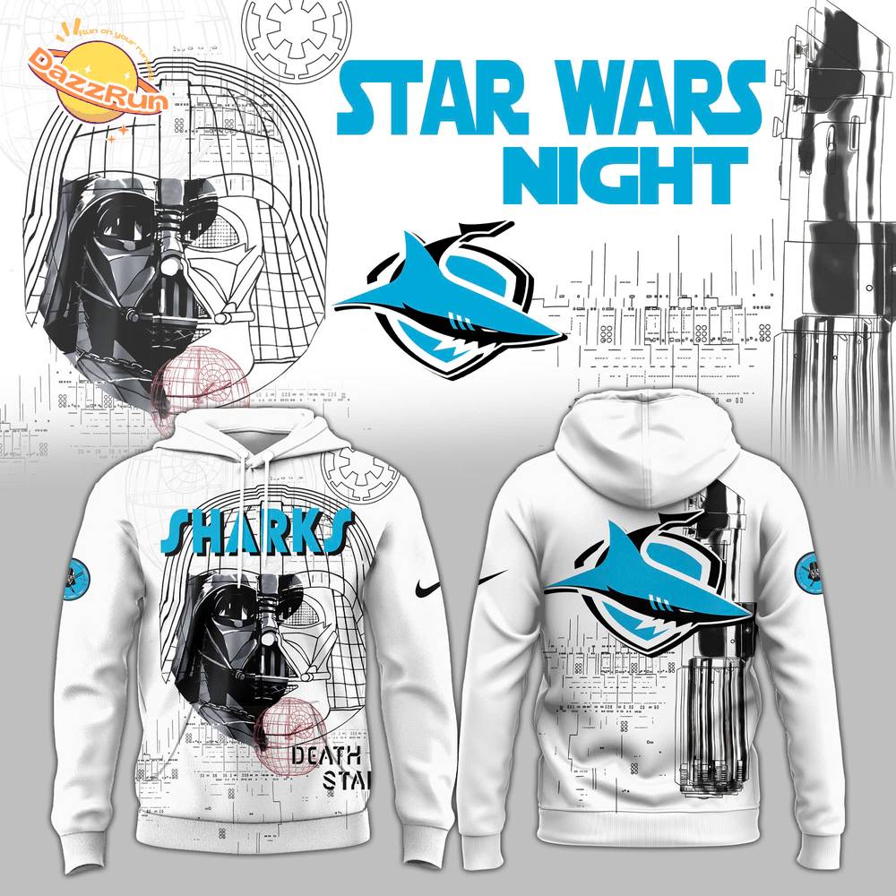 Cronulla Sharks x Star Wars Death Hoodie Cronulla Sharks x Star Wars Death Hoodie