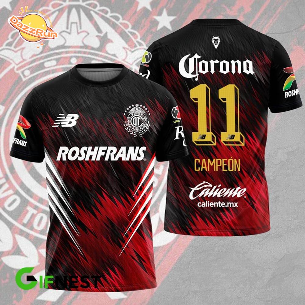 Deportivo Toluca F.C. 3D Tshirt Deportivo Toluca F.C. 3D Tshirt