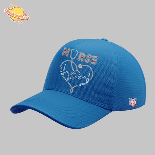 Detroit Lions Nurses Appreciation Blue TShirt