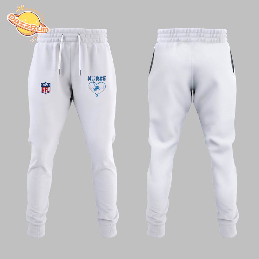 Detroit Lions Nurses Appreciation White Hoodie Detroit Lions Nurses Appreciation White Hoodie