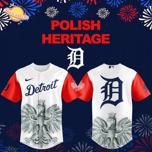 Detroit Tigers 2025 Polish Heritage Jersey