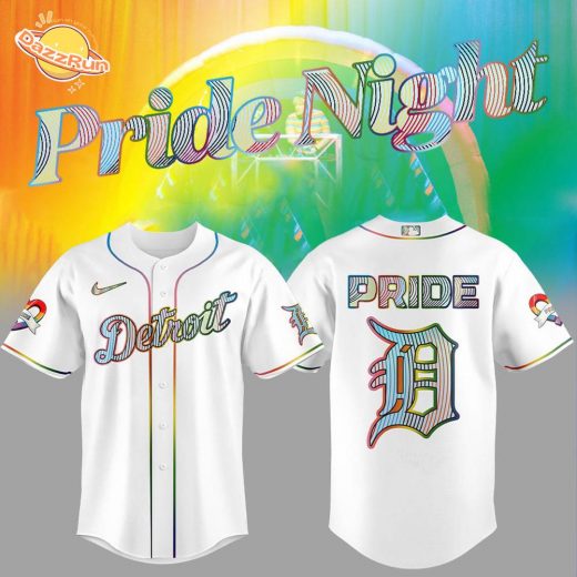 Detroit Tigers LGBTQ Pride Night 2025 Jersey Flat Cap Set