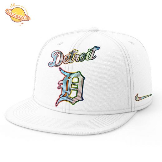 Detroit Tigers LGBTQ Pride Night 2025 Jersey Flat Cap Set