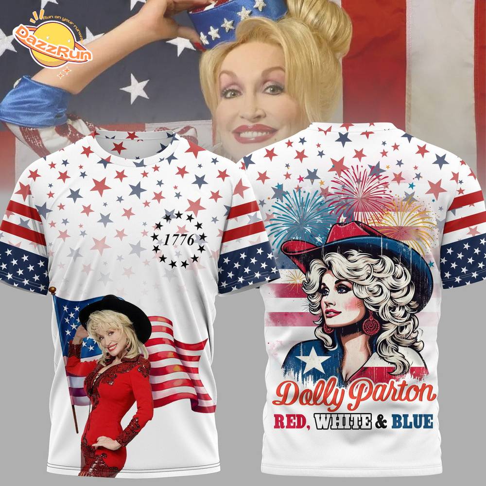 Dolly Parton for President Flag Tshirt Dolly Parton for President Flag Tshirt