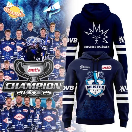 Dresdner Eislöwen DEL2-Meistertitel Hoodie