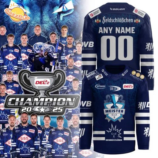 Dresdner Eislöwen DEL2-Meistertitel Jersey