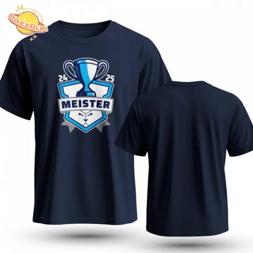 Dresdner Eislöwen – T-Shirt navy – Meister 2025