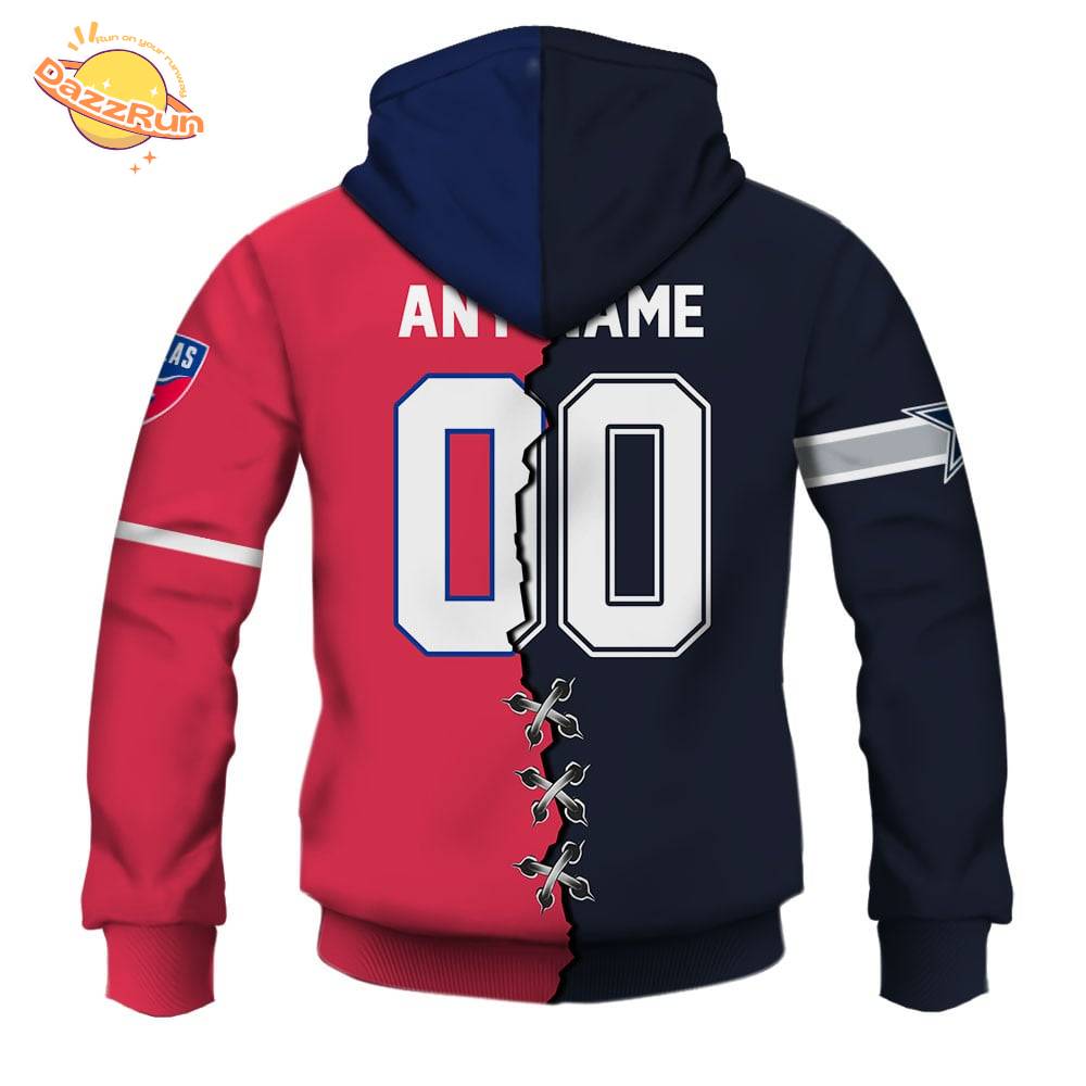 FC Dallas X Dallas Cowboys (MLS x NFL) Special Hoodie FC Dallas X Dallas Cowboys (MLS x NFL) Special Hoodie