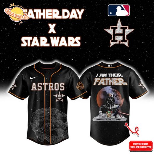 Father Day Star Wars Version x Houston Astros Jersey Combo