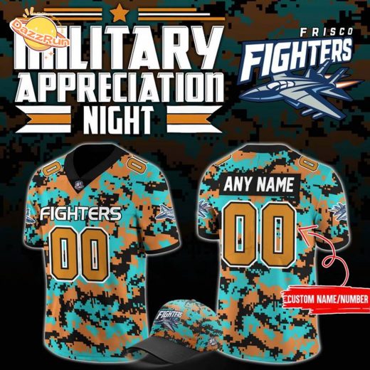 Frisco Fighters Military Nights Football Jersey 2025