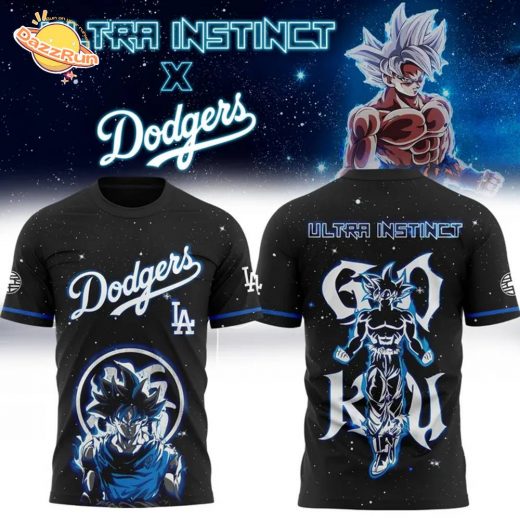 Goku Ultra Instinct x Los Angeles Dodgers 2025 Limit Break tshirt