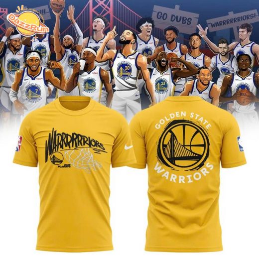 Golden State Warriors Tshirt(Yellow) 2025