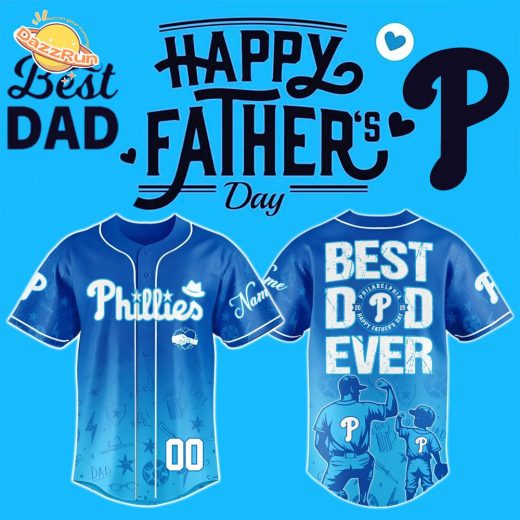Happy Father’s Day x Philadelphia Phillies-3D Baseball Jersey