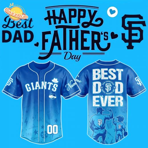 Happy Father’s Day x San Francisco Giants-3D Baseball Jersey