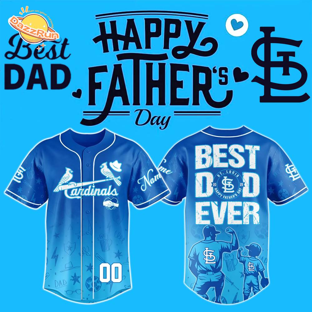 Happy Father's Day x St. Louis Cardinals-3D Baseball Jersey Happy Father's Day x St. Louis Cardinals-3D Baseball Jersey