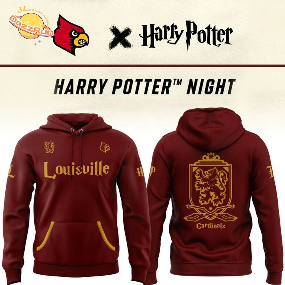 Harry Potter Louisville Cardinals Hoodie Harry Potter Louisville Cardinals Hoodie