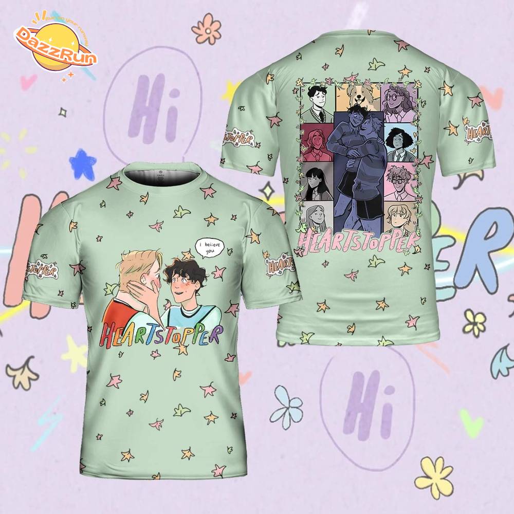 Heartstopper Style 3D Shirt Heartstopper Style 3D Shirt
