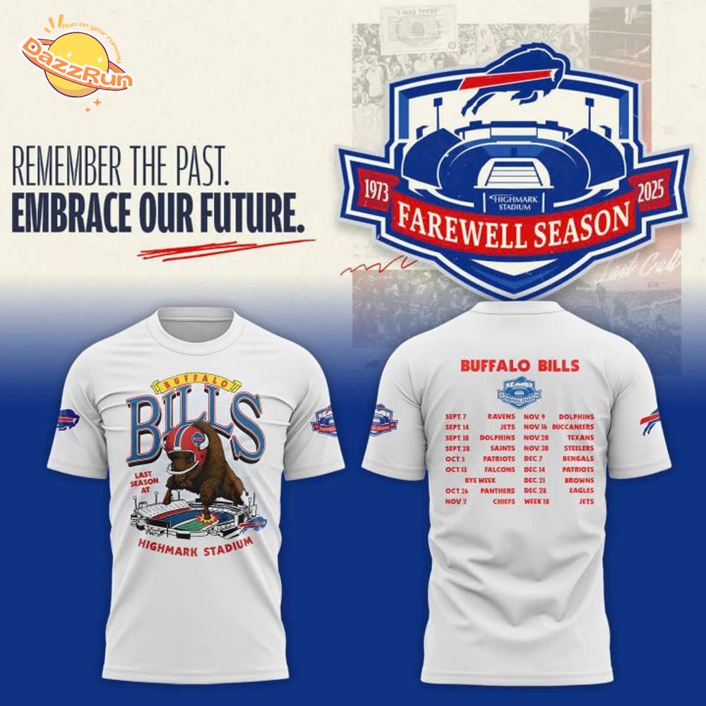 Highmark Stadium Farewell Season T-Shirt Highmark Stadium Farewell Season T-Shirt