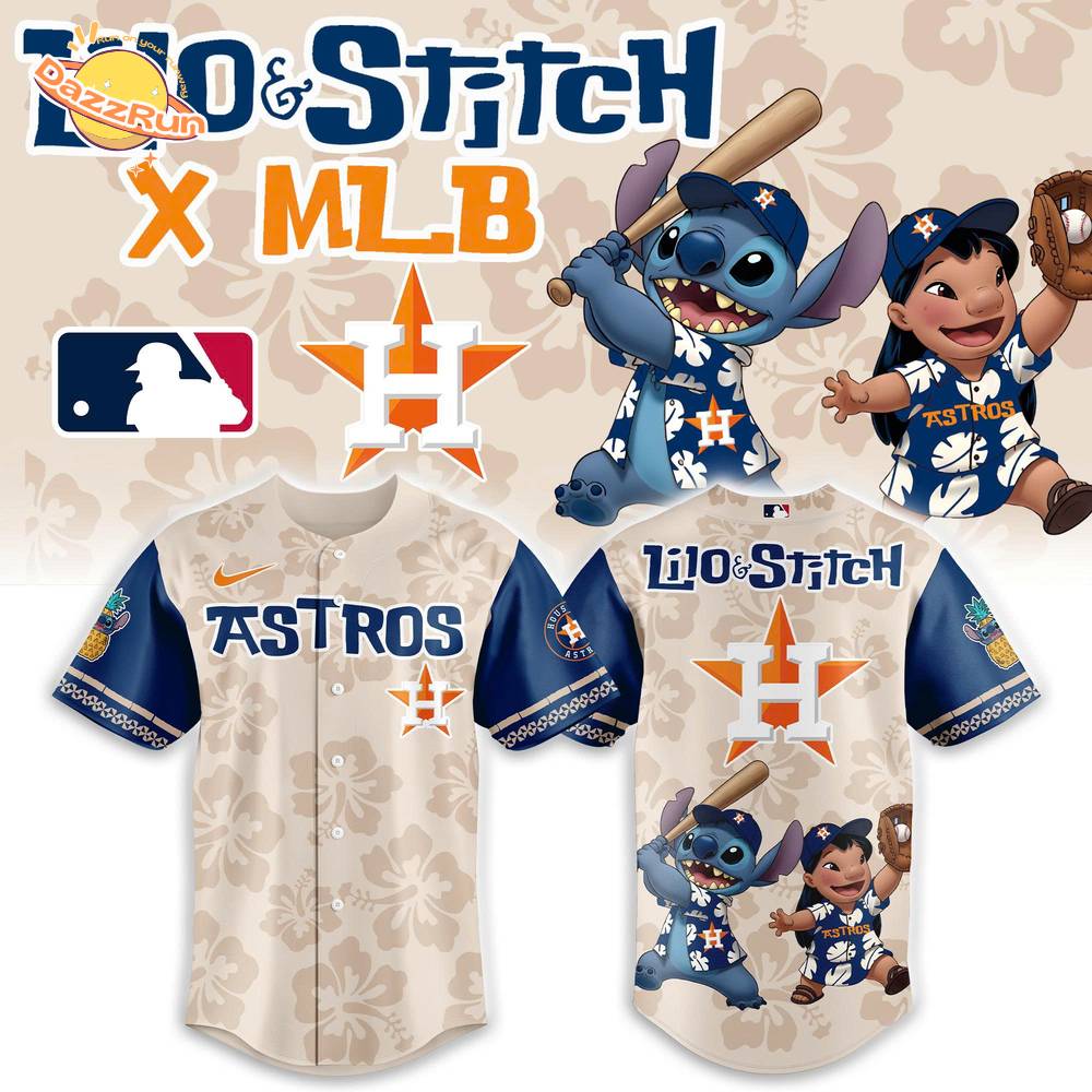 Housotn Astro x Lilo & Stitch 2025 Baseball Jersey Combo Housotn Astro x Lilo & Stitch 2025 Baseball Jersey Combo