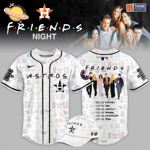 Houston Astros MLB x F.R.I.E.N.D.S Night Game Limited Edition Jersey 2025