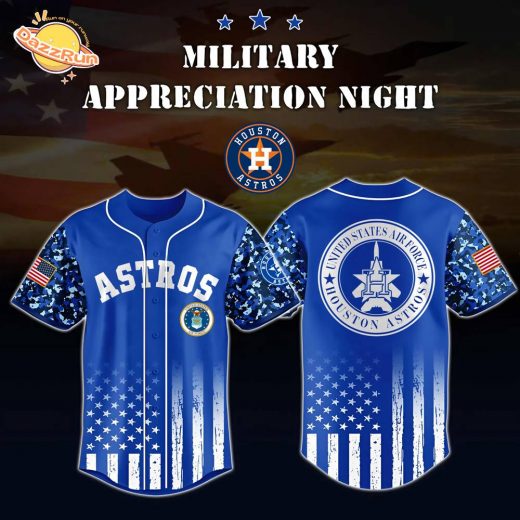 Houston Astros x US Air Force Appreciation Night Special Edition-3D Baseball Jersey
