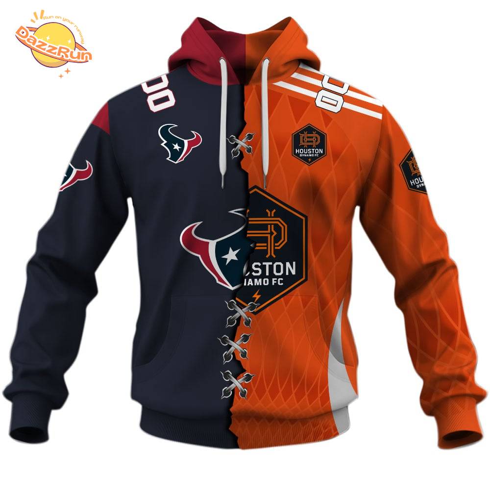 Houston Dynamo FC X Houston Texans (MLS x NFL) Special Hoodie Houston Dynamo FC X Houston Texans (MLS x NFL) Special Hoodie