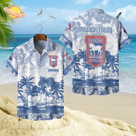 Ipswich Town Football Club Hawaiian Style Shirt
