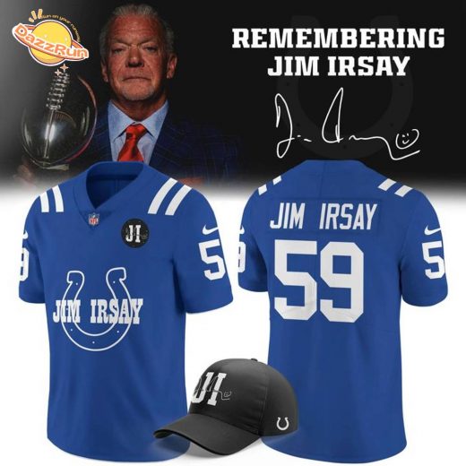 Irsay’s Blue Heart Football Jersey
