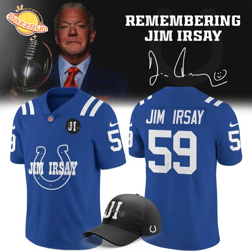 Irsay’s Blue Heart Football Jersey Irsay’s Blue Heart Football Jersey