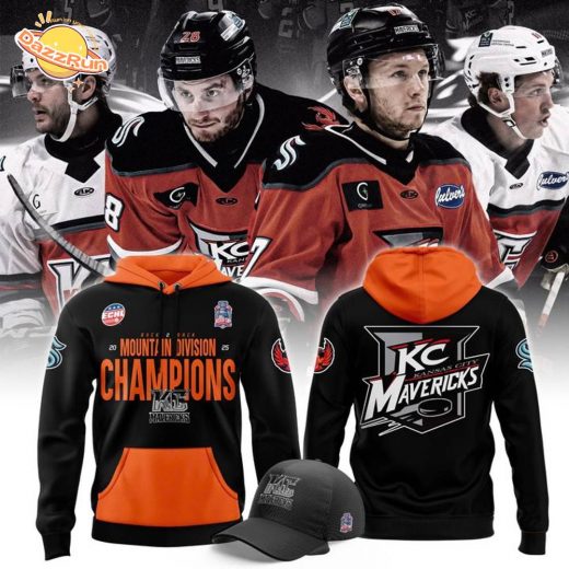 KC Mavericks 2025 Back to Back Mountain Division Champions Hoodie