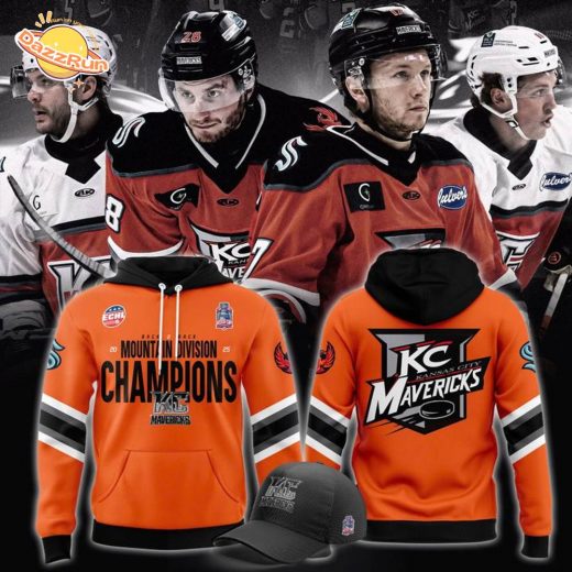 KC Mavericks 2025 Mountain Division Champions Orange Hoodie