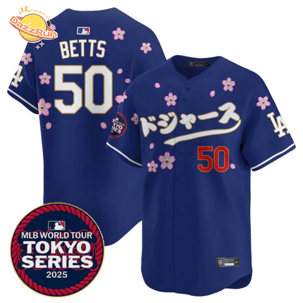 Kanji LA Dodgers Tokyo Series 2025 Vapor Limited Jersey Royal Kanji LA Dodgers Tokyo Series 2025 Vapor Limited Jersey Royal