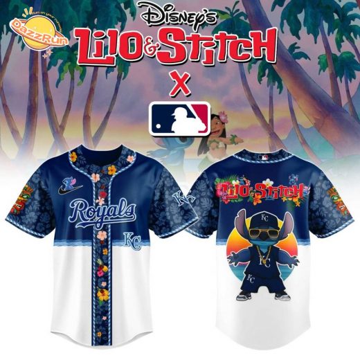 Kansas City Royals MLB x Lilo & Stitch Jersey