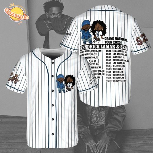 Kendrick Lamar SZA Tour Baseball Jersey