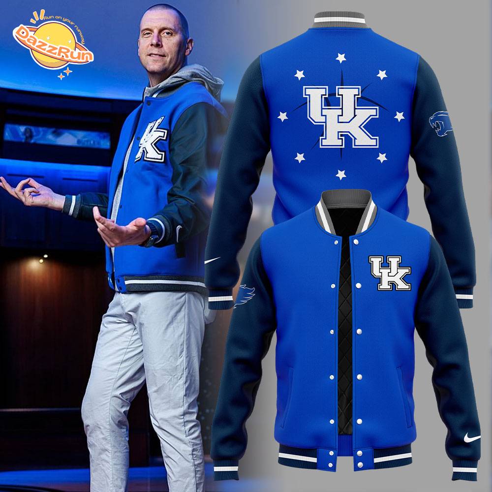 Kentucky Men’s Basketball Coach Mark Pope Limited Edition Jacket Kentucky Men’s Basketball Coach Mark Pope Limited Edition Jacket