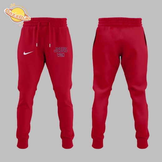 Dazzrun2FLA Angels x Jesus Won 2025 Red Tshirt 3