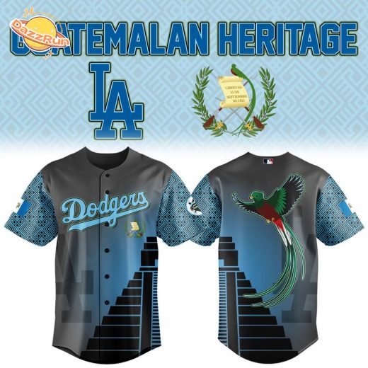 LA Dodger Guatemalan Heritage Night Jersey