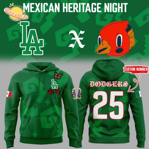 LA Dodger Mexican Heritage Night Hoodie