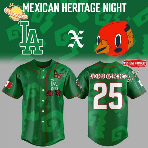 LA Dodgers Mexican Heritage Night Jersey